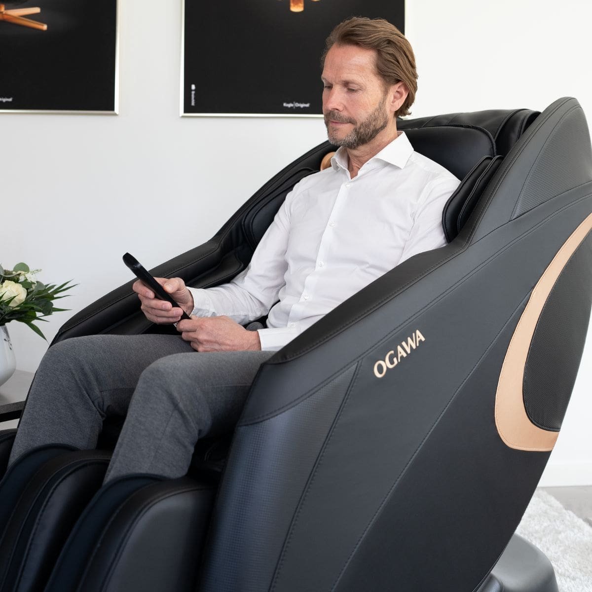 poltrona per massaggi MediRelaxa - Ogawa Cosmos X 3D - Massaggio nero