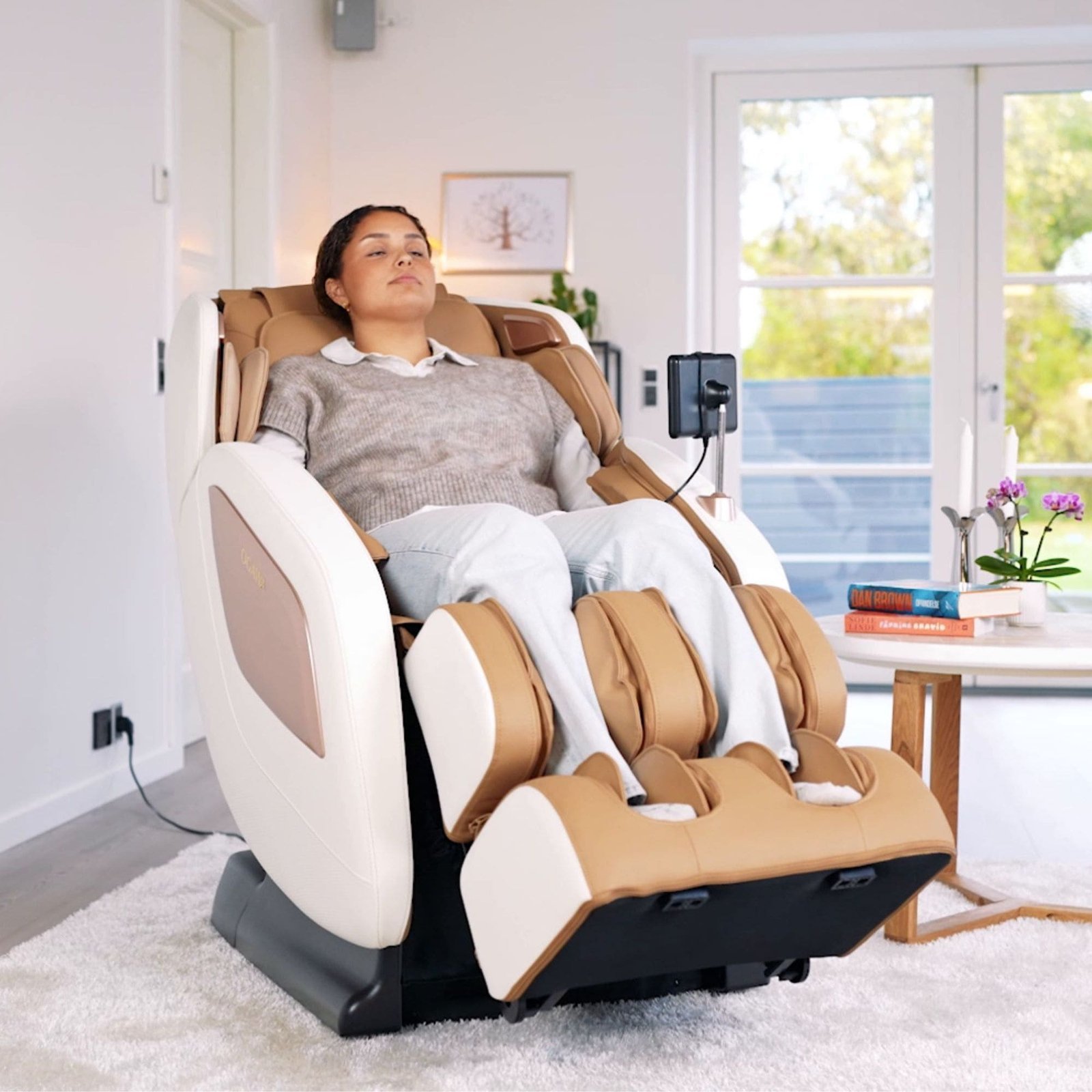 poltrona per massaggi MediRelaxa - Ogawa Sonic-X 2D - bianco