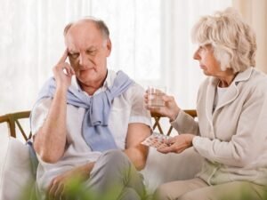 man whose headache won't go away with painkillers
