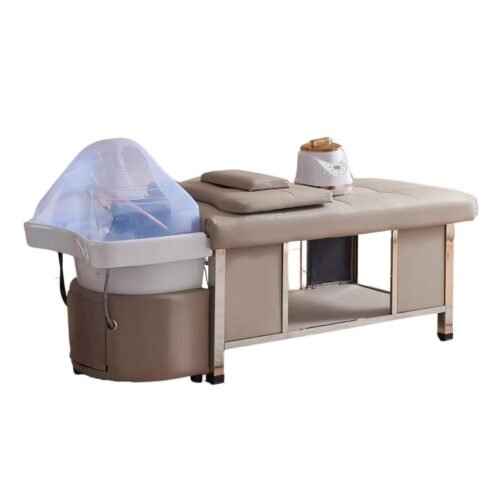 Japanese head spa bed beige head spa