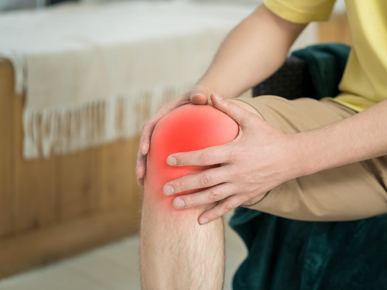 persona con dolor de piernas