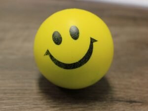 smiley que representa el bienestar mental