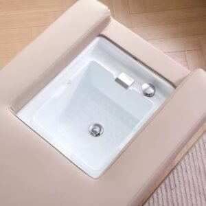 Headspa avec bain de pieds - Beige (80cm de hauteur)