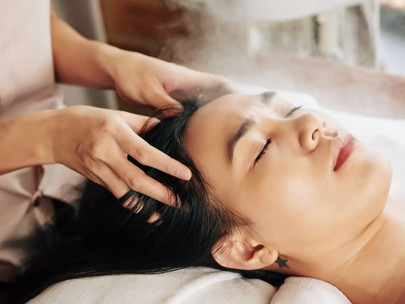 Haar-Massage