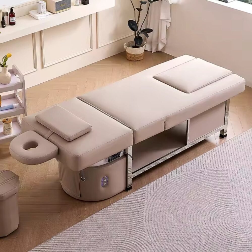 Headspa avec bain de pieds - Beige (80cm de hauteur)