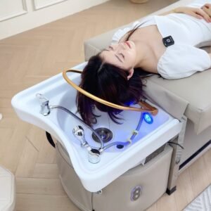 Headspa avec bain de pieds - Beige (80cm de hauteur)