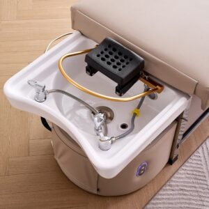 Headspa avec bain de pieds - Beige (80cm de hauteur)