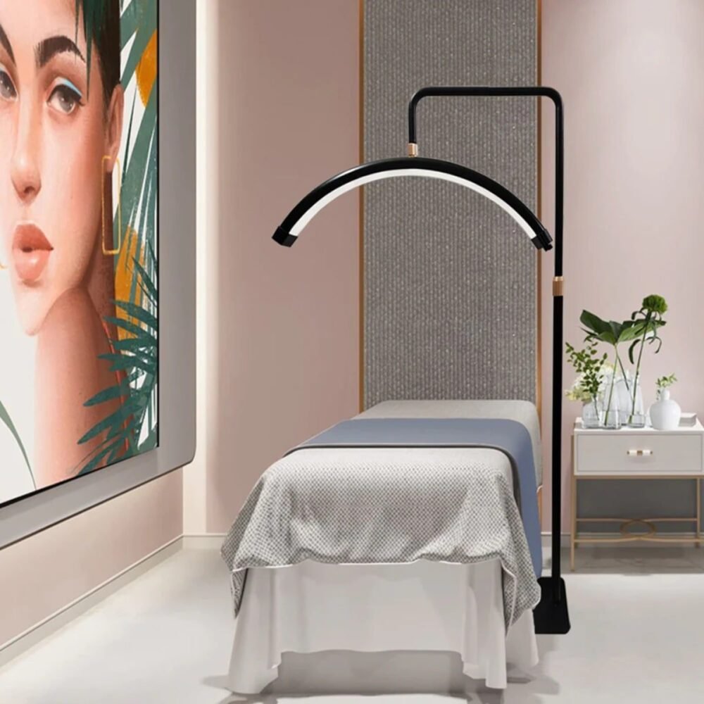 Lampe de salon LED Moonlight - Noir