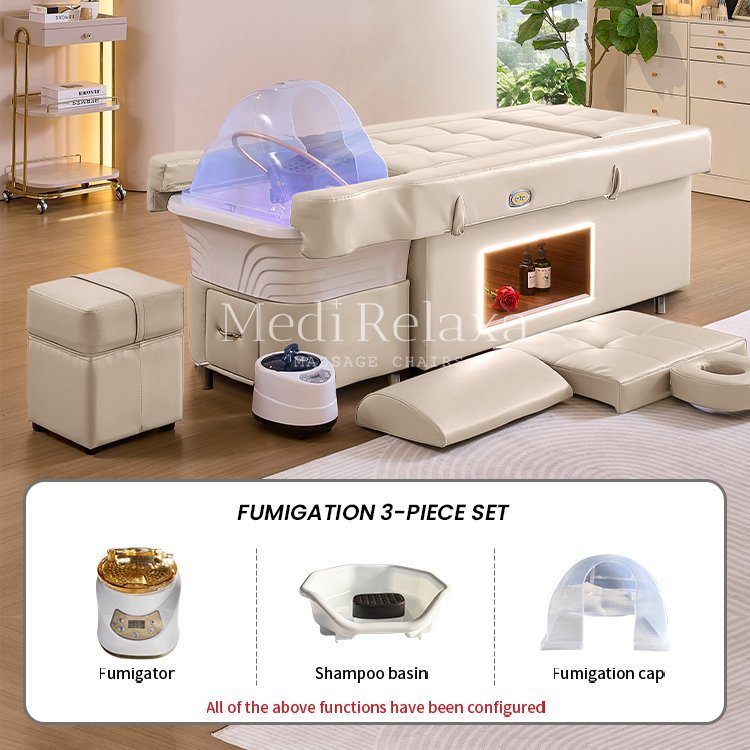 Headspa Foot Bath Deluxe - Beige (80cm height)