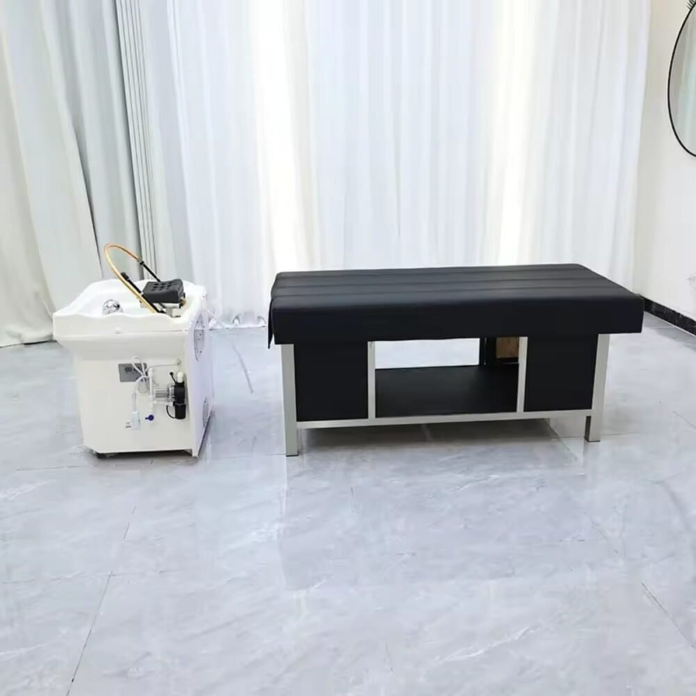 Massagetafel Mobiele Head Spa - Zwart