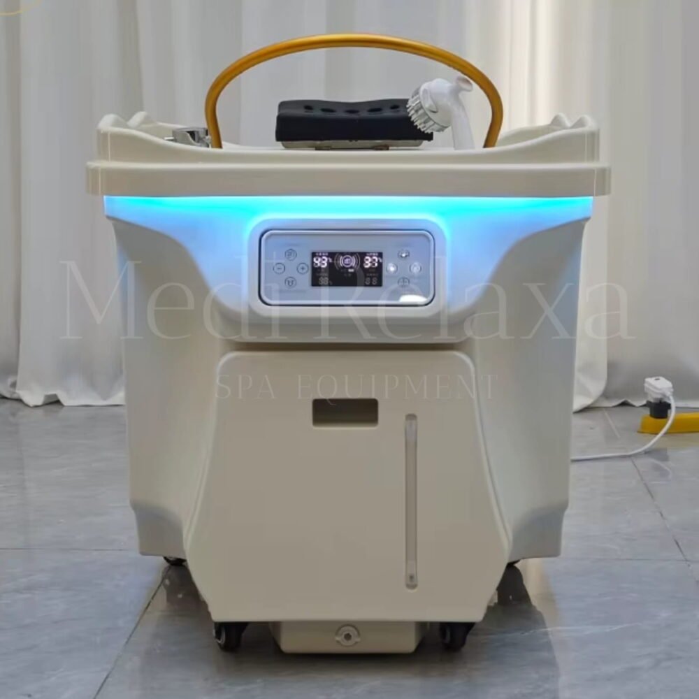 Mobiele Headspa Deluxe (60L + 30L vuil water tank)