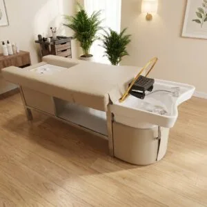 Headspa mit Fußbad, atmosphärisches Bild