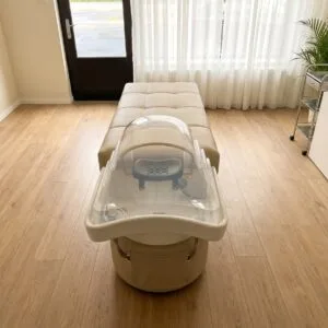 Ambiance japonaise de spa pour la tête