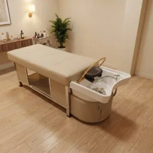Ambiance japonaise de spa pour la tête
