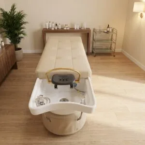 Ambiance japonaise de spa pour la tête