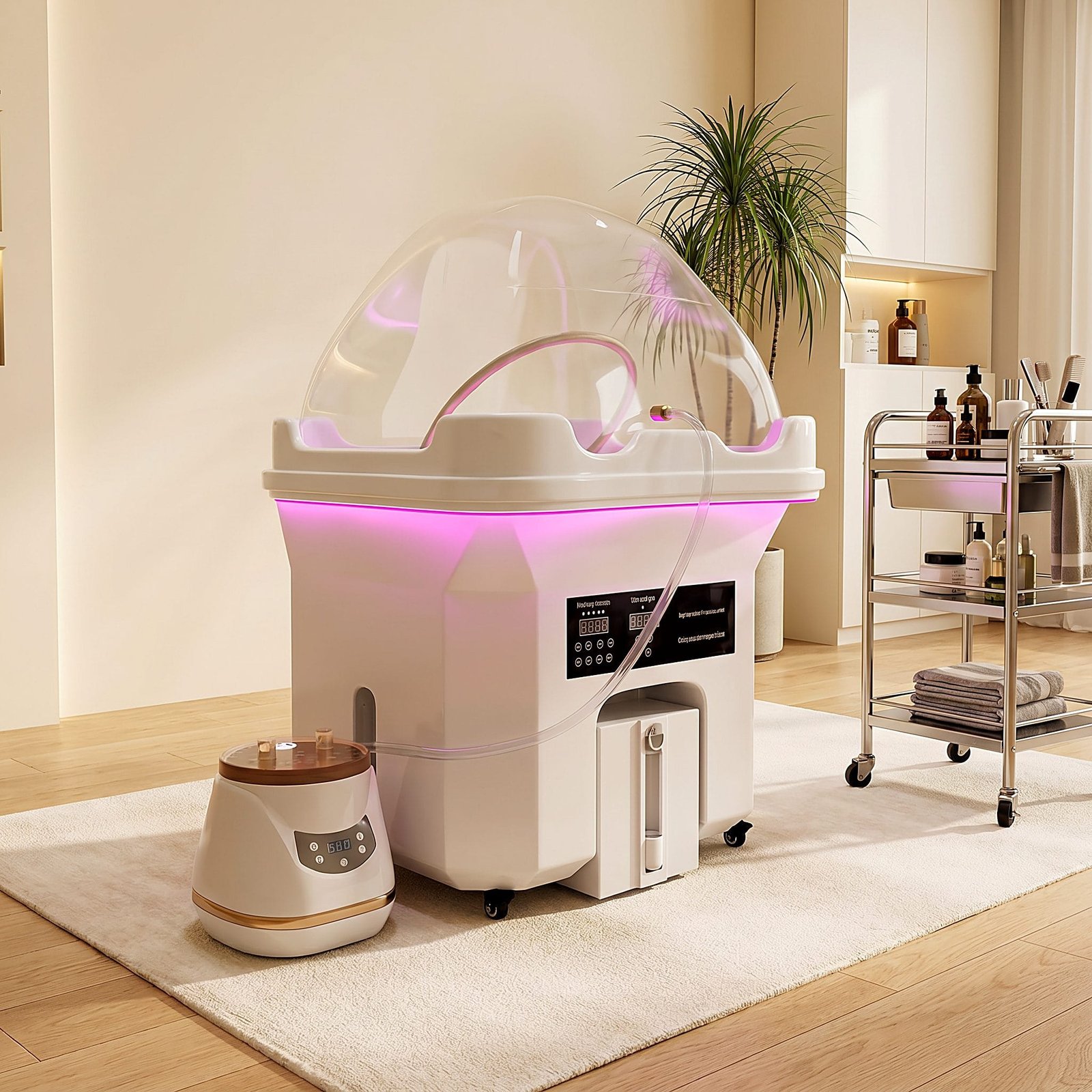 Head Spa móvil Pro (50L + 15L depósito de aguas residuales)