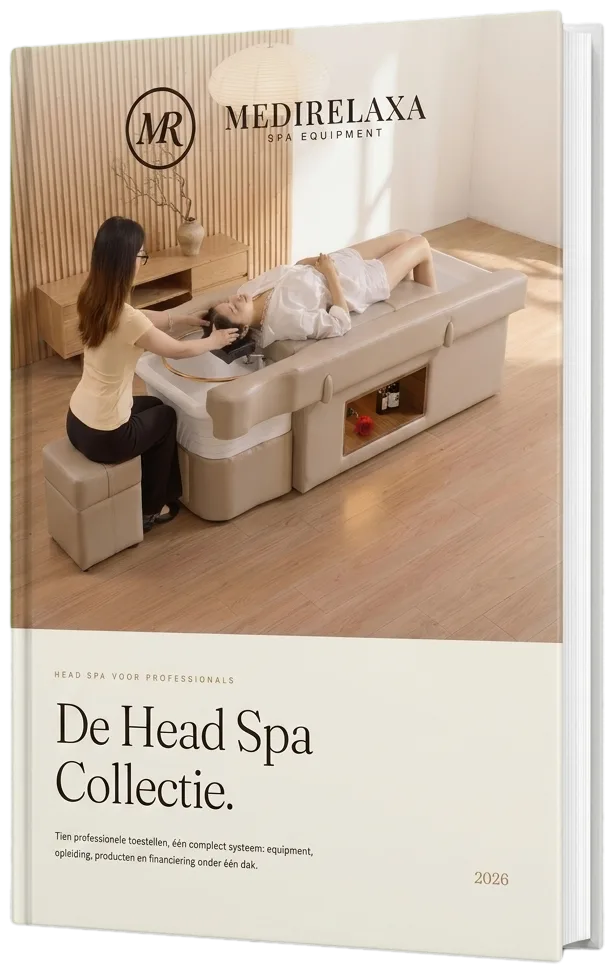 Cover van de MediRelaxa Head Spa Catalogus 2026