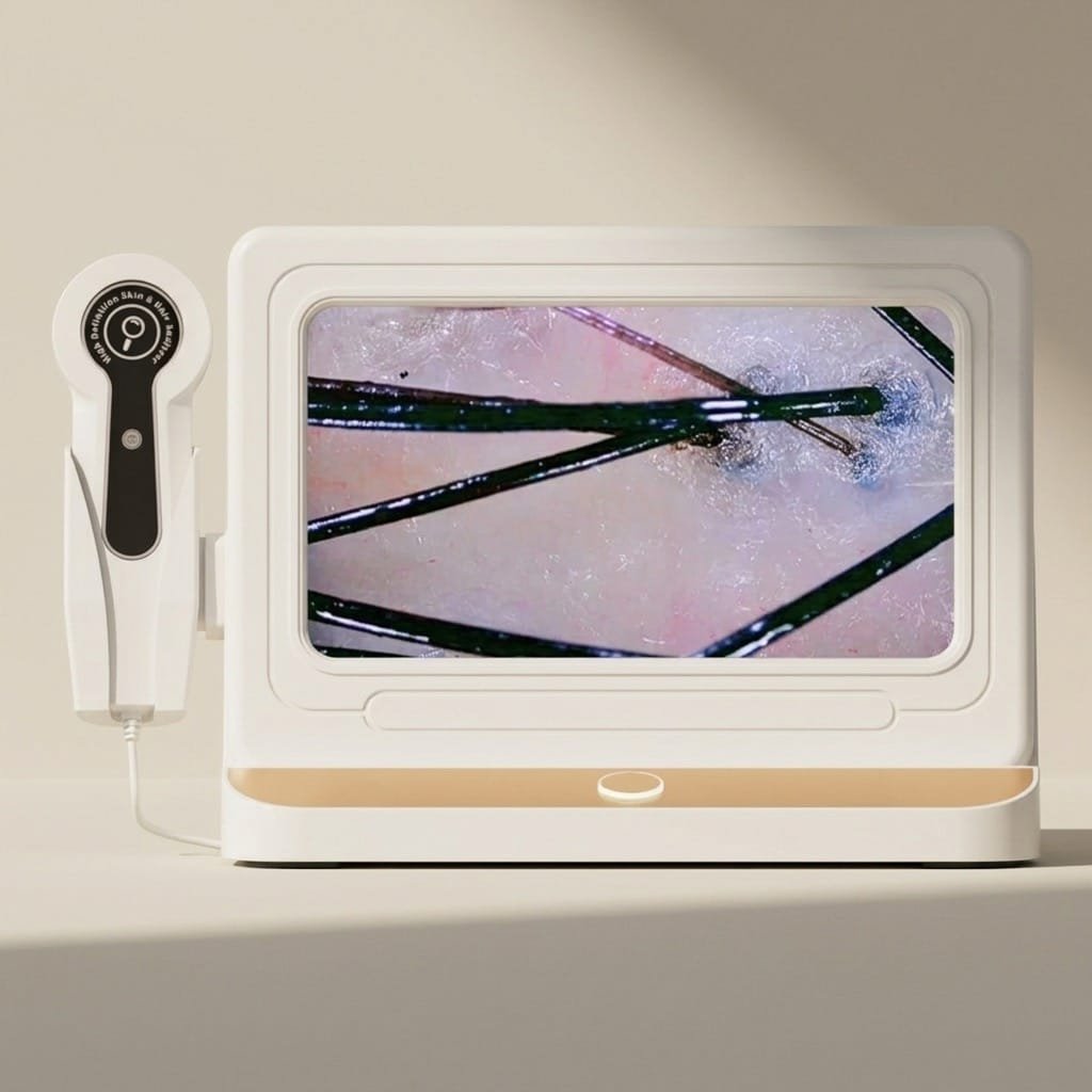 Hoofdhuid Analyse Apparaat met zoomcamera voor scalp-analyse in de salon