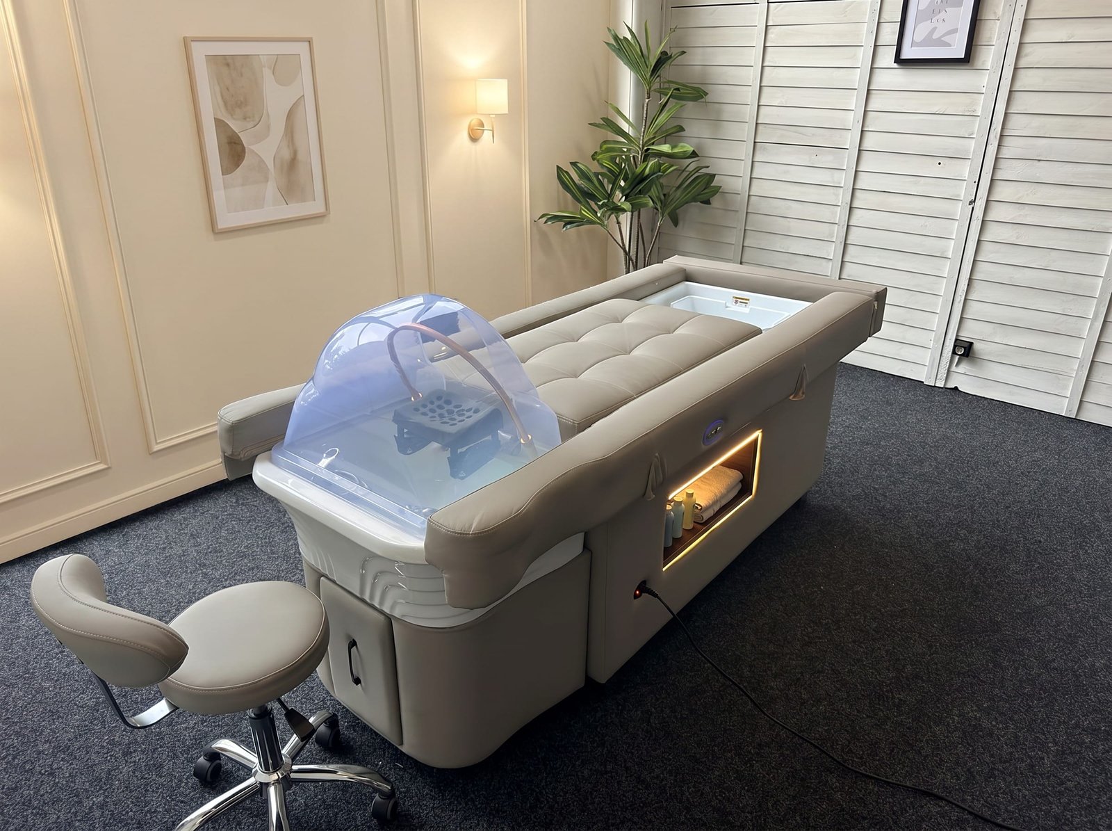 De MediRelaxa showroom in Herselt waar u Casada massagestoelen kunt testen
